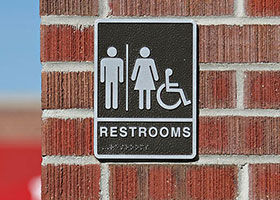 Restroom Signs services provided by Premier Signs in Dallas, TX