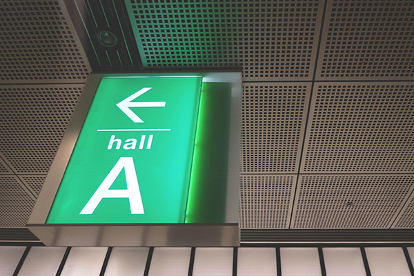 Directional Signs With Arrow