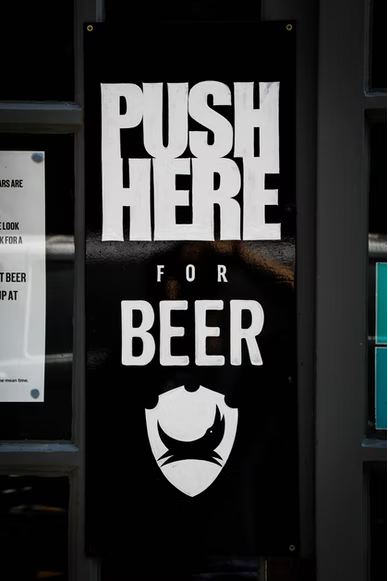Push Here Custom Signage for Business