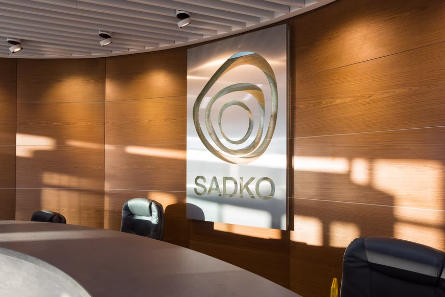 Office lobby sign Of Sadako by Premier Signs & Graphics in Dallas
